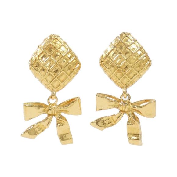 CHANEL Gold Earrings - Picture 1 of 3